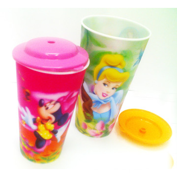 Werbegeschenk 3D Lenticular Plastic Cup zum Trinken